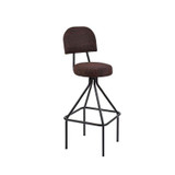  BSB Swivel Barstool with Backrest 