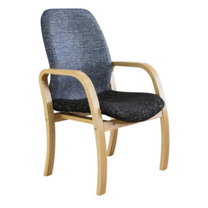 Morant Wooden Four Legged Visitor Chair