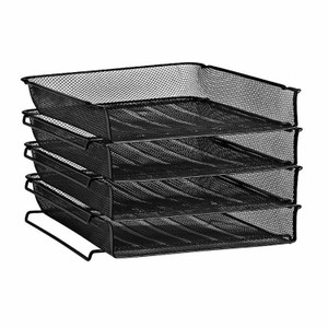Wire Mesh Letter Tray 4 Tier