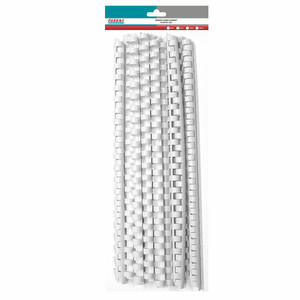 Plastic Binding Comb Element 30 Sheet - 6mm - White - 25 Combs