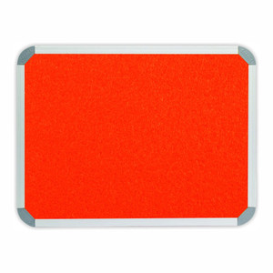 Parrot Products Info Board Aluminium Frame - 900600mm - Burnt Orange