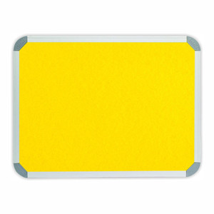 Parrot Products Info Board Aluminium Frame - 900600mm - Yellow