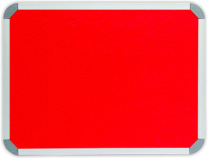 Parrot Products Info Board Aluminium Frame - 1800900mm - Red