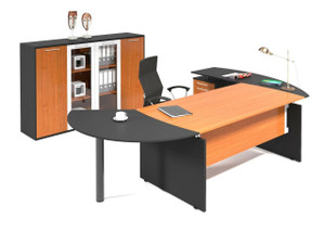 Chicago Executive Desk in Veneer Wood