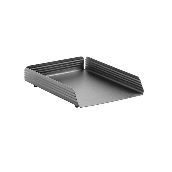 Fluted Steel Letter Tray Single