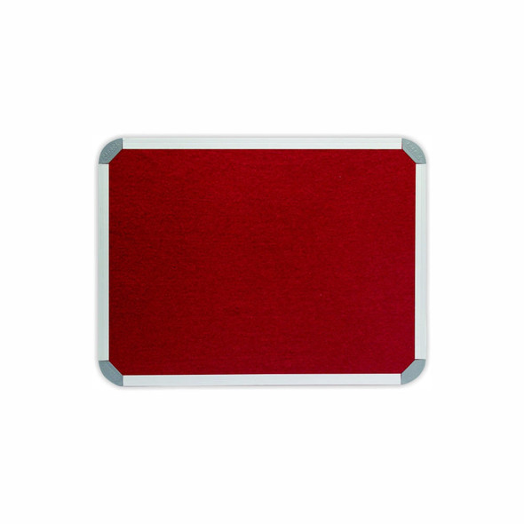 Parrot Products Info Board Aluminium Frame - 600450mm - Burgandy