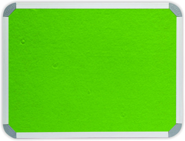 Parrot Products Info Board Aluminium Frame - 1800900mm - Lime Green