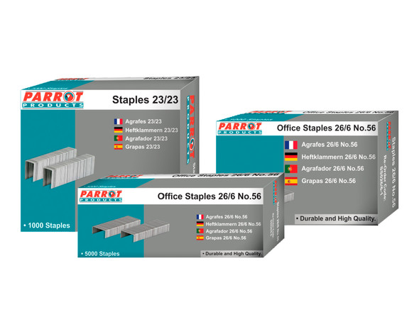 Staples (Staple Size: 26/6 - No.56 - Box of 1000 - 30 Pages)