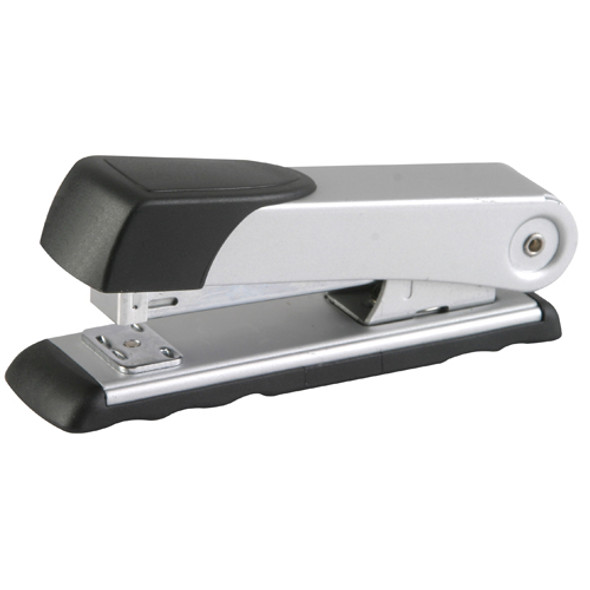 Desktop Steel Stapler Medium 105*(24/6 26/6) Silver 20 Pages