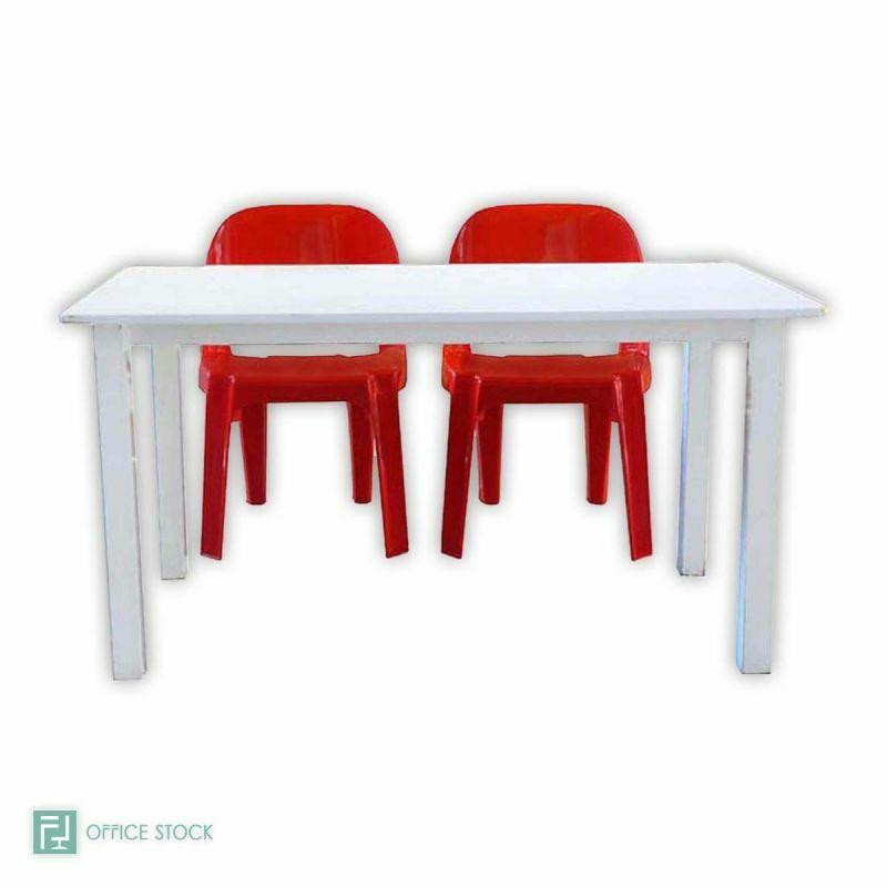 Rectangular Melamine Table with Cradle Stand