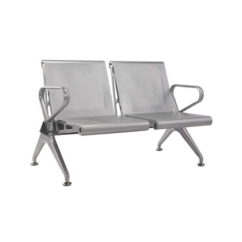 Airport Bench New Chrome Deluxe Two-Seater