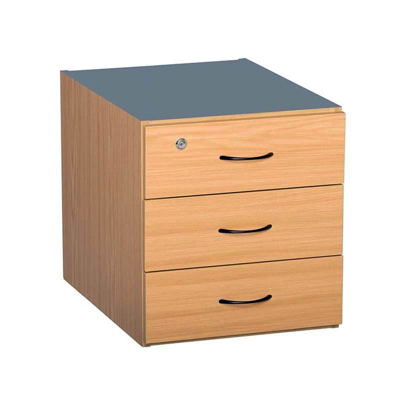 Fitted 3 Drawer Pedestal