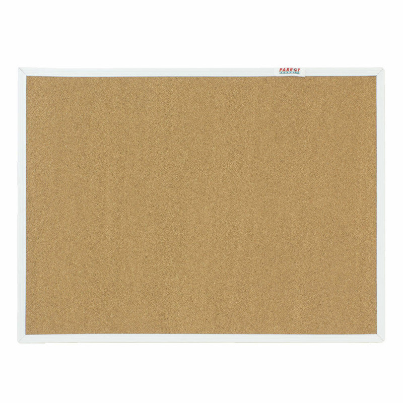 Info Board Plastic Frame - 900600mm - Cork