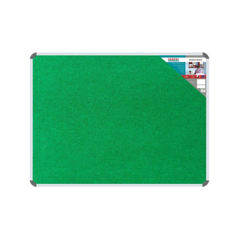 Bulletin Board Ribbed Aluminium Frame 600x450mm - Palm