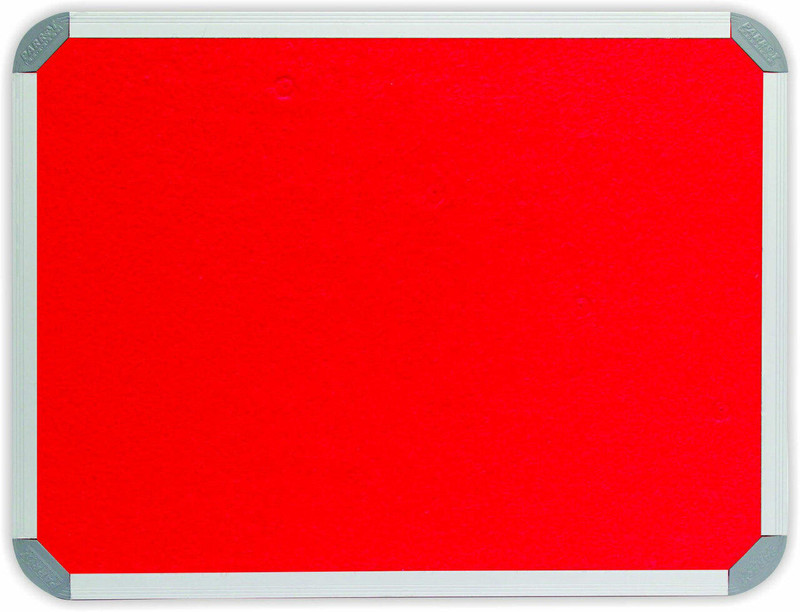 Info Board Aluminium Frame - 10001000mm - Red