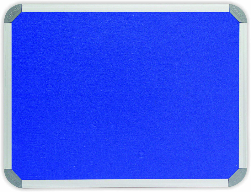 Info Board Aluminium Frame - 1800900mm - Royal Blue