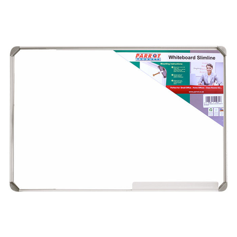 Slimline Magnetic Whiteboard 600450mm