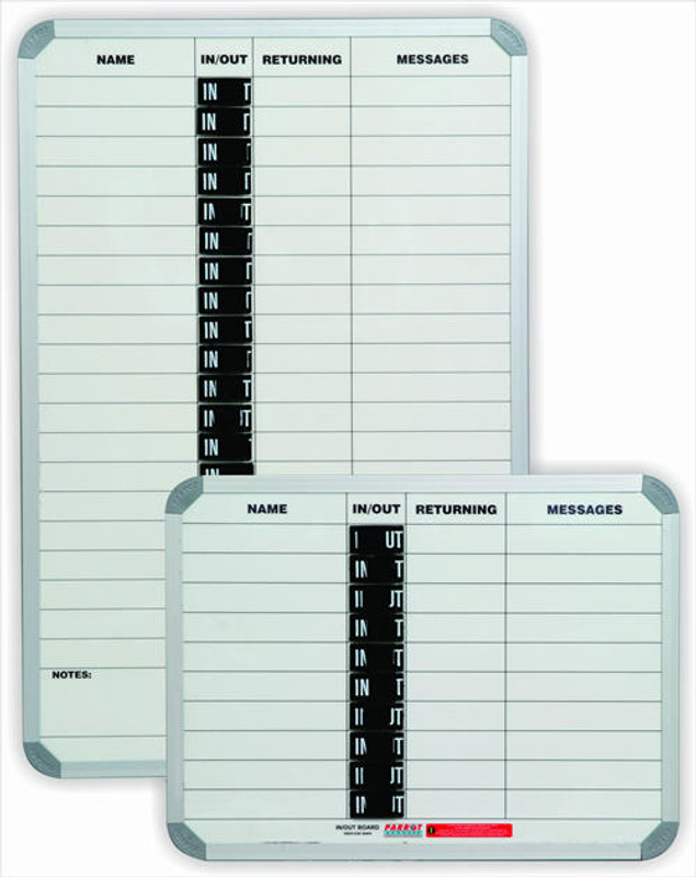 In/Out Board Magnetic 10 People 600450mm