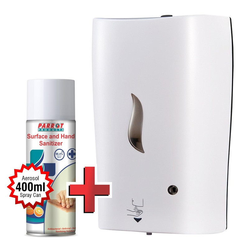 Come Clean Promo Bundle - Auto Sanitizer Dispenser Aerosol Sanitizer