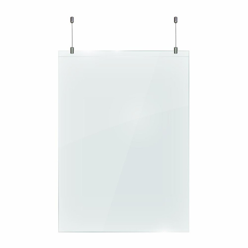 Hanging Protective Screen 1250 x 900 x 2mm - Including Hanging Kit