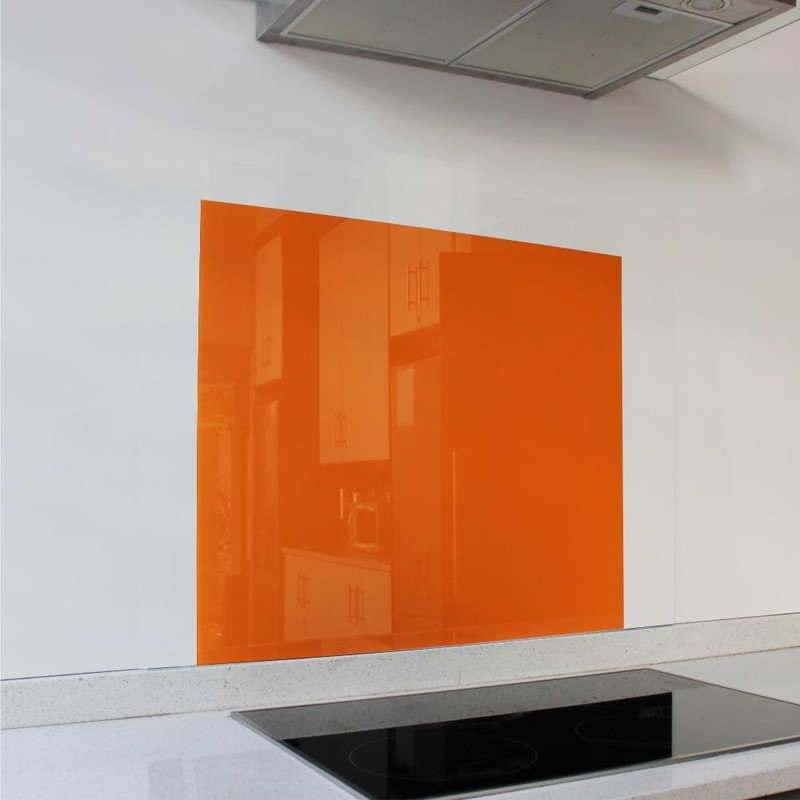 Orange Hob Splashback 598 x 650 x 6mm