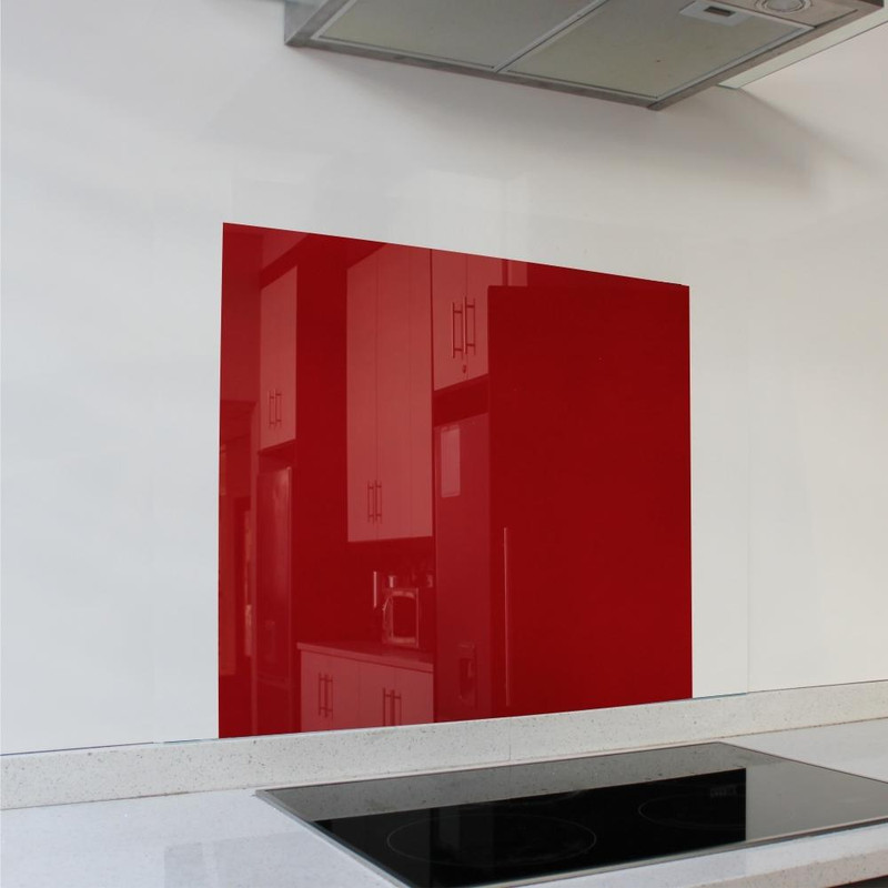 Red Hob Splashback 598 x 650 x 6mm