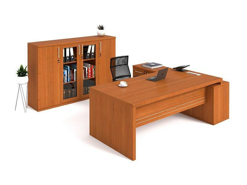 Excellence-50 Executive Desk in Veneer Wood
