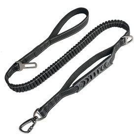 Multifunction Durable Reflective  Dog Leash with Car Seatbelt connection Multifunction Durable Reflective  Dog Leash with Car Seatbelt connection