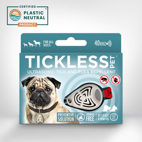 Tickless Ultrasonic Tick and Flea Repellent for Pets - beige