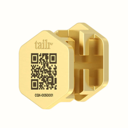 TAILR QR code ID Tag for Pets - Slide Tag TAILR QR code ID Tag for Pets - Slide Tag
