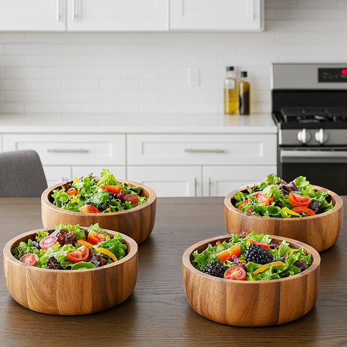 Salad / Serving Individual Bowl, 4-Piece Set, 6 1/2" x 2 1/2", Surat Collection Salad / Serving Individual Bowl, 4-Piece Set, 6 1/2" x 2 1/2", Surat Collection