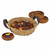 5 Piece Round Tray with 4 Serving Bowls Set