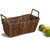 Rectangular Shelf Basket, 12" x 6" x 6 1/2", Abaca Collection 