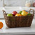 Rectangular Shelf Basket, 12" x 6" x 6 1/2", Abaca Collection 