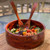 Salad / Serving Bowl, 3-Piece Set, Rubberwood, 13" Bowl + Servers, Penang Collection