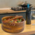 Salad / Serving Bowl, 3-Piece Set, Stained Rubberwood, 10" Bowl + Servers, Penang Collection
