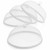 White Food Domes, Set of 4, 14" x 5 1/2"