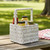 Condiment Caddy, 6" x 6" x 10", Whitewash Collection 