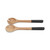 Salad / Serving Bowl, 3-Piece Set, Acacia Wood, 12" Bowl + Salad Servers, Onyx Collection Salad / Serving Bowl, 3-Piece Set, Acacia Wood, 12" Bowl + Salad Servers, Onyx Collection