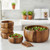 Salad / Serving Bowl, Acacia Wood, 7-Piece Set, 10", Calabash Collection