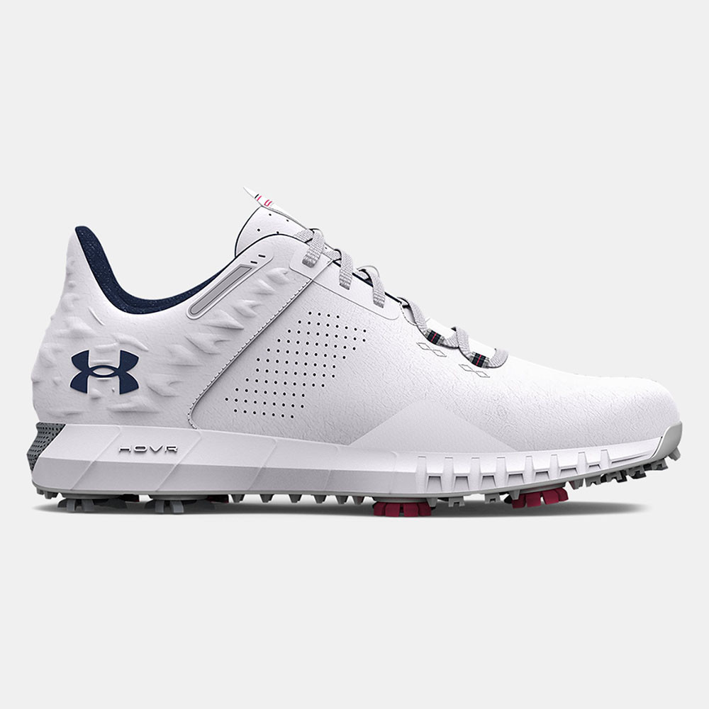 gold and white under armour shoes