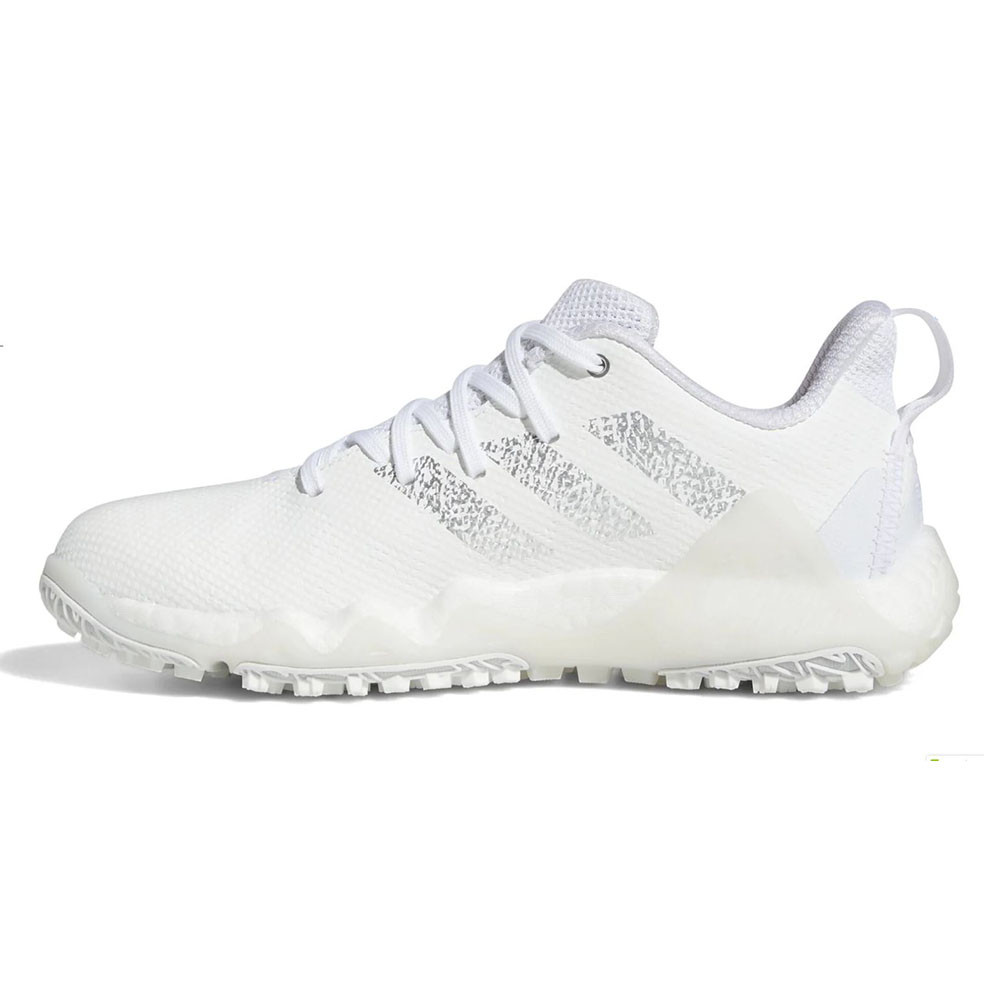 adidas gazelle silver green womens adidas Codechaos 22 Spikeless Golf Shoes - Men's - Cloud White / Silver / Grey Two