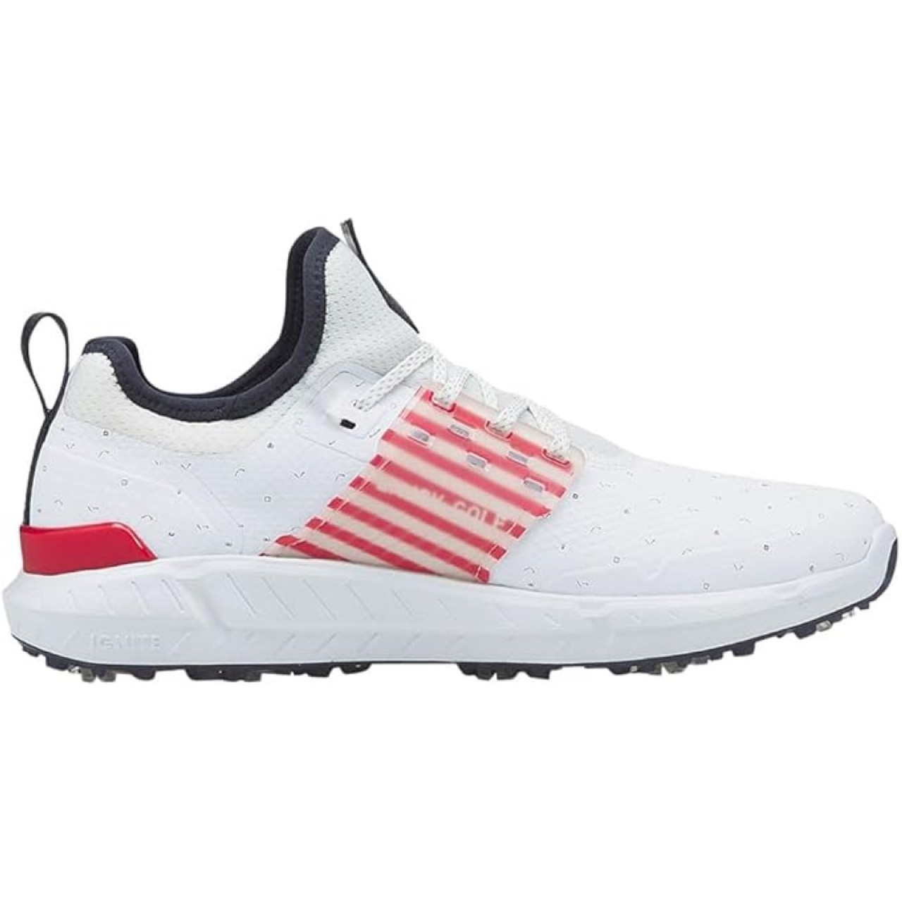Puma IGNITE ゴルフシューズ ホワイト/レッド BOAシステム Puma Men's LE Ignite Articulate Love H8 Golf Shoes White/Ski