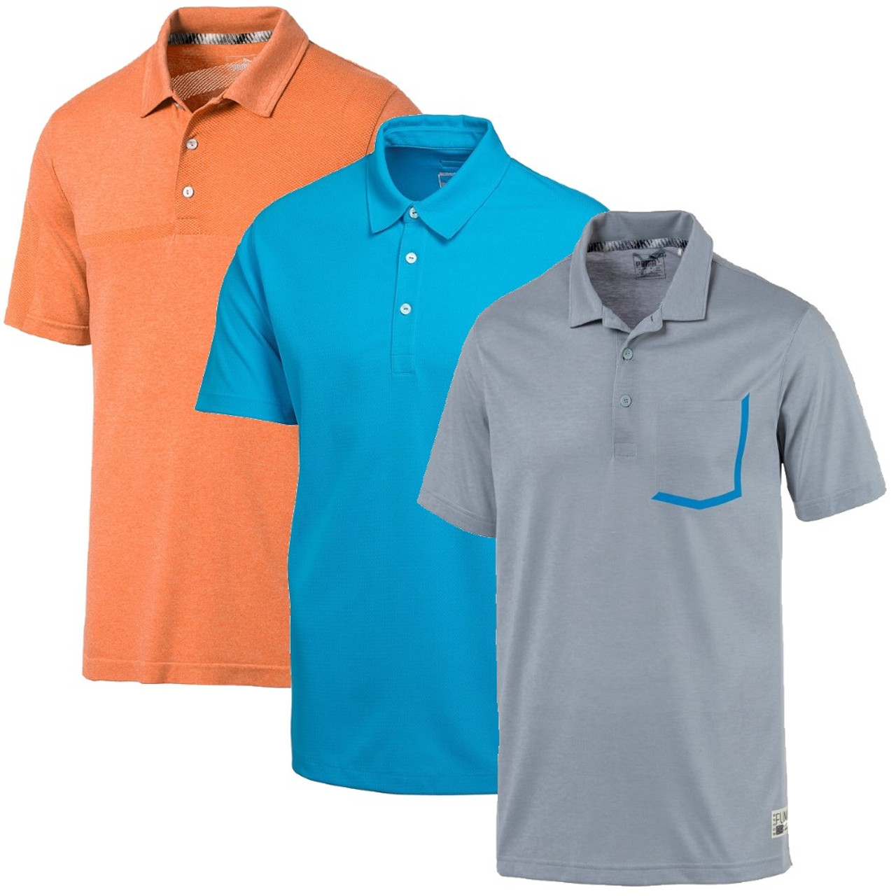 Puma Assorted Polo 3 PACK - Maple Hill Golf
