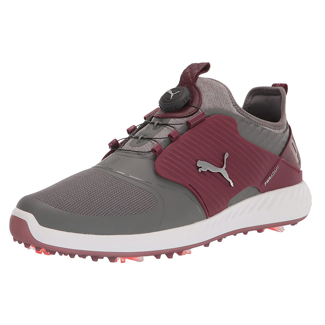 Puma Ignite PWRADAPT Caged Disc Golf Shoes - Quiet Shade/Zinfandel - Maple  Hill Golf