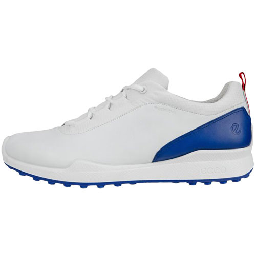 Ecco Men's Biom Hybrid 1 BNY Golf Shoes - White/Blue - Maple Hill Golf
