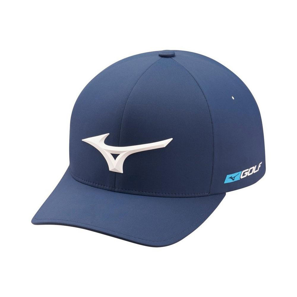 Mizuno Golf Tour Flat Snapback Cap Mizuno Snapback Hat  display picture 1
