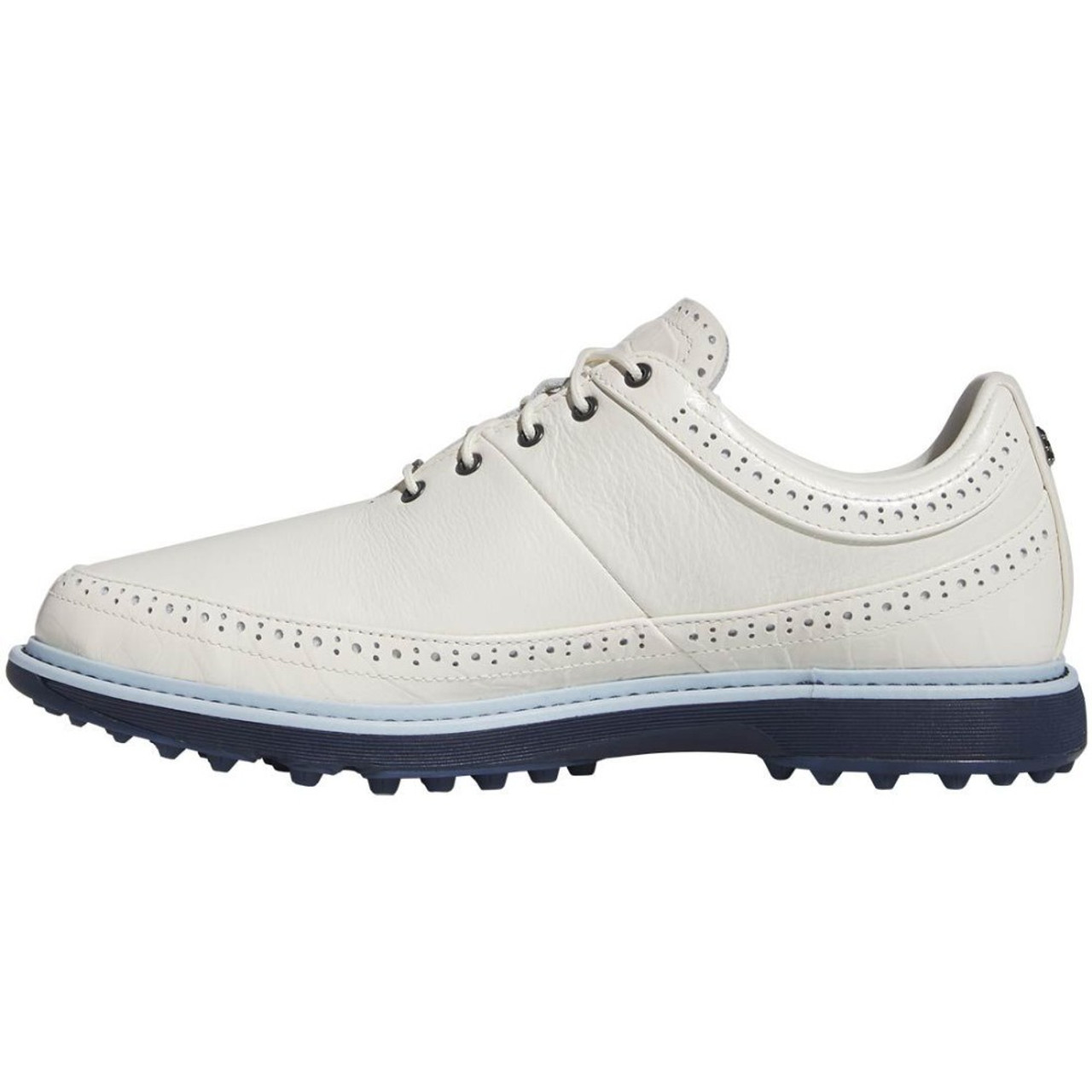 【インソール未使用】adidas golf MC80 スパイクレスシューズ白/緑 adidas アディダス ゴルフシューズ MC80 ID4748 メンズ ゴルフ