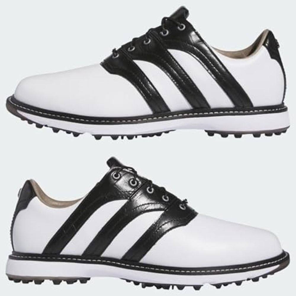 Adidas Unisex MC Z-Traxion Golf Shoes - White/Black - Maple Hill Golf