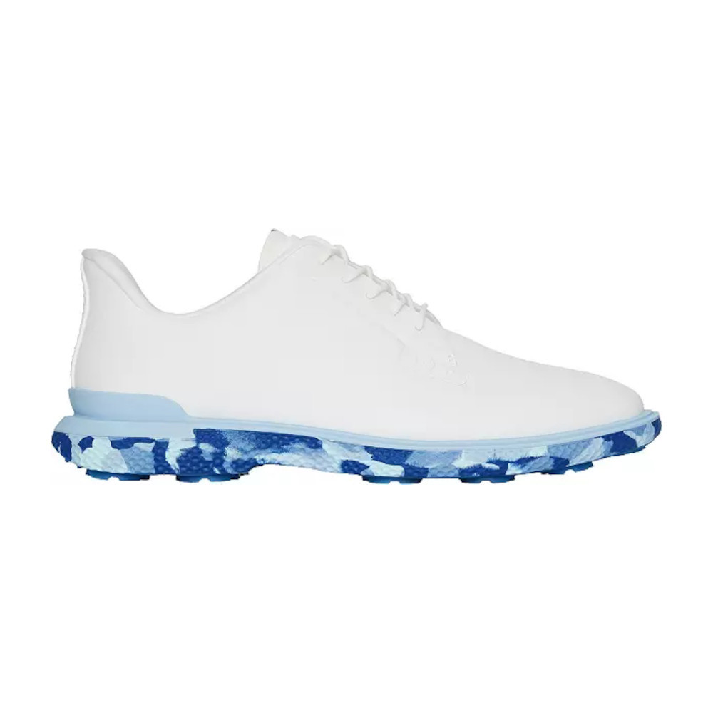 G/FORE Men\'s white leather golf shoes with Blue Sole MEN main image 3